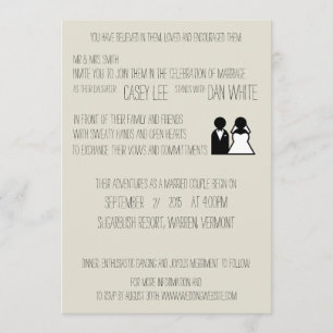 Whimsical Wedding Invitation