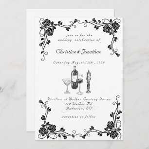 Whimsical Wedding Invitation