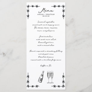 Whimsical Wedding Menu
