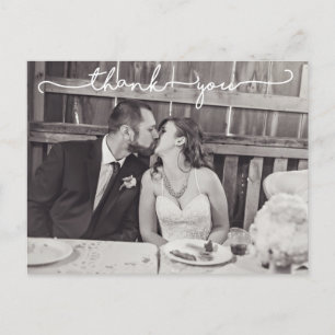 Whimsical Wedding Thank You Postcard
