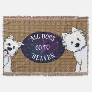 Whimsical Westies Throw Blanket
