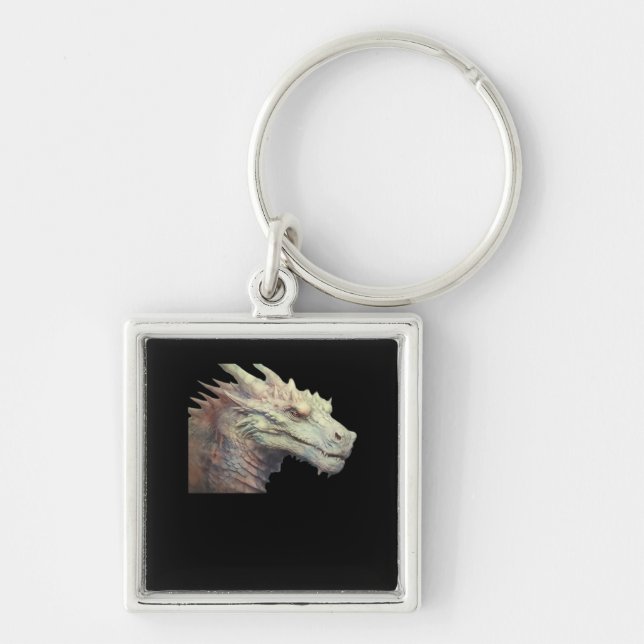 Whimsical Whimsigoth Fantasy Art Key Ring (Front)