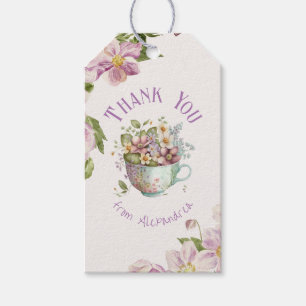 Whimsical Wildflower Fairytale Tea Party  Gift Tags