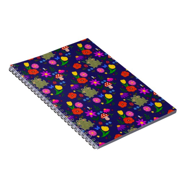 Whimsical Wildflower Garden Notebook (Right Side)