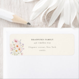 Whimsical Wildflower Ivory Botanical