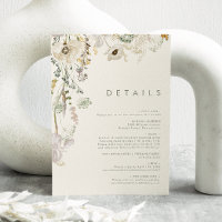 Whimsical Wildflower | Ivory Details