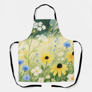 Whimsical Wildflower Meadow  Apron