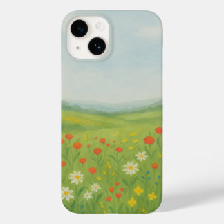 Whimsical Wildflower Meadow Landscape Case-Mate iPhone 14 Case