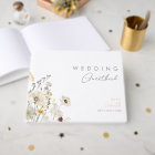 Whimsical Wildflower Meadow Wedding Guest Book