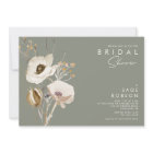 Whimsical Wildflower | Sage Green Bridal Shower