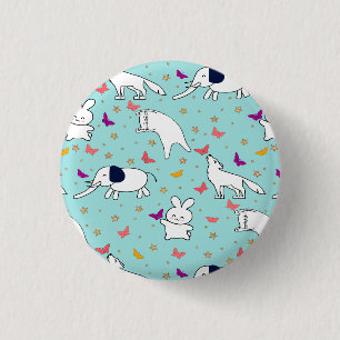 Whimsical Wildlife Wonderland 3 Cm Round Badge
