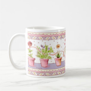 Whimsical Windowsill Garden Coffee Mug