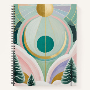 Whimsical Winter Dreamscape Notebook