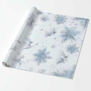 Whimsical Winter Fairy Wrapping Paper