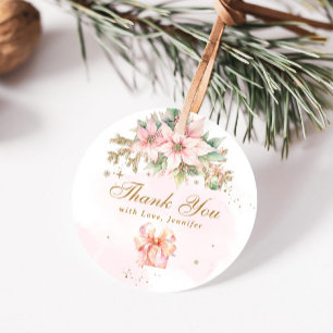 Whimsical Winter Onederland Christmas Thank you Favour Tags