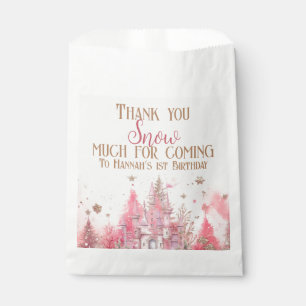 Whimsical Winter Princess Fairytale Birthday Favour Bags