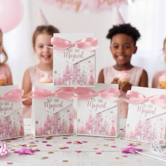Whimsical Winter Princess Fairytale Birthday Favour Box (Creator Uploaded)