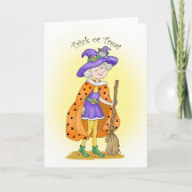 Whimsical Witch and Cat