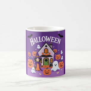 Whimsical Witch Art for Spooky Celebrations Coffee Mug