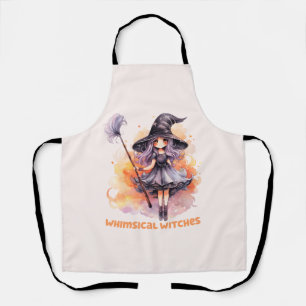 Whimsical Witches – Cute Halloween Witch Apron