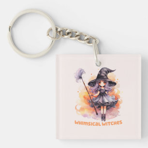 Whimsical Witches – Cute Halloween Witch Key Ring