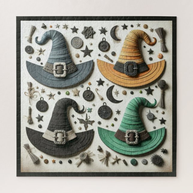 Whimsical Witches II Jigsaw Puzzle (Vertical)