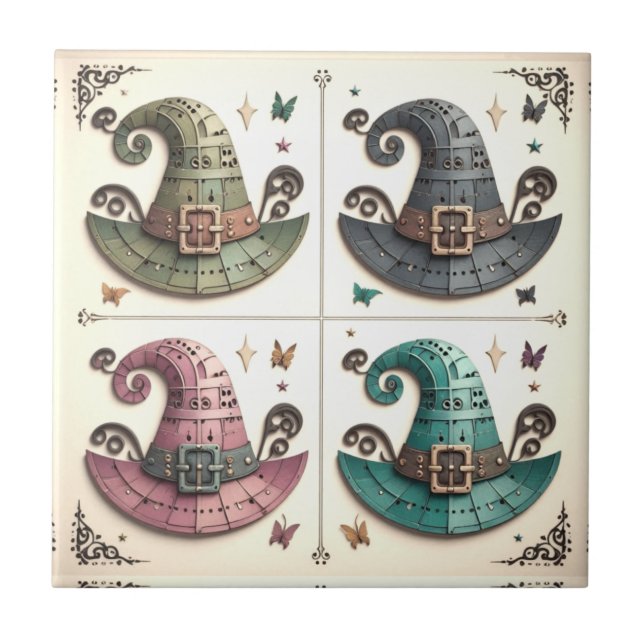 Whimsical Witches Tile (Front)