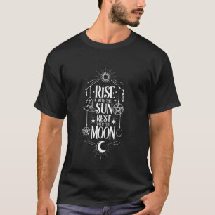 Whimsical Witchy Sun Moon Child Gothic Pagan T-Shirt