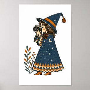 Whimsical Wizard Photographer Poster