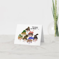 Whimsical women friends who play bridge