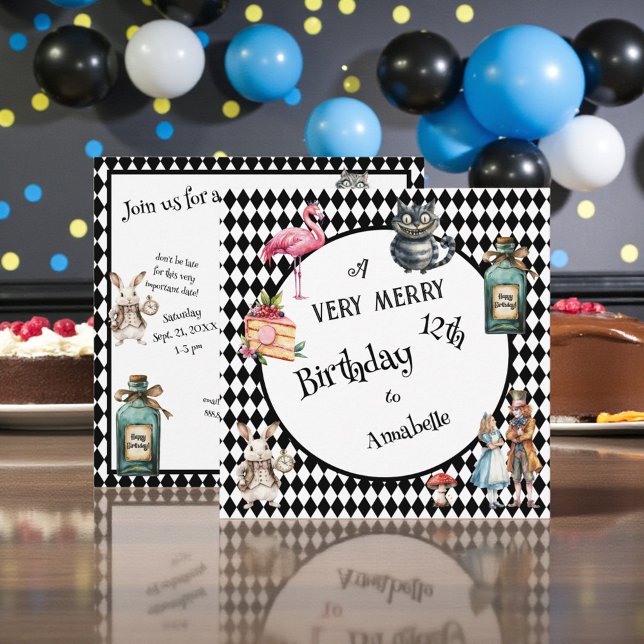 Whimsical Wonderland Birthday Party Invitation (Creator Uploaded)