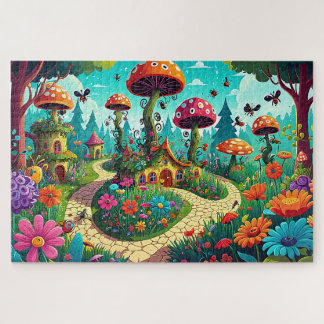 Whimsical Wonderland Dream Garden Jigsaw Puzzle