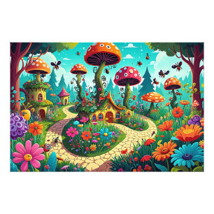 Whimsical Wonderland Dream Garden Photo Print