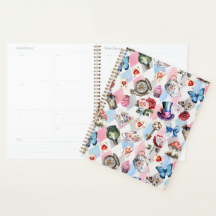 Whimsical Wonderland Watercolor Victorian Pattern Planner