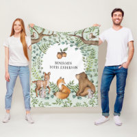 Whimsical Woodland Animals Forest Greenery Nursery