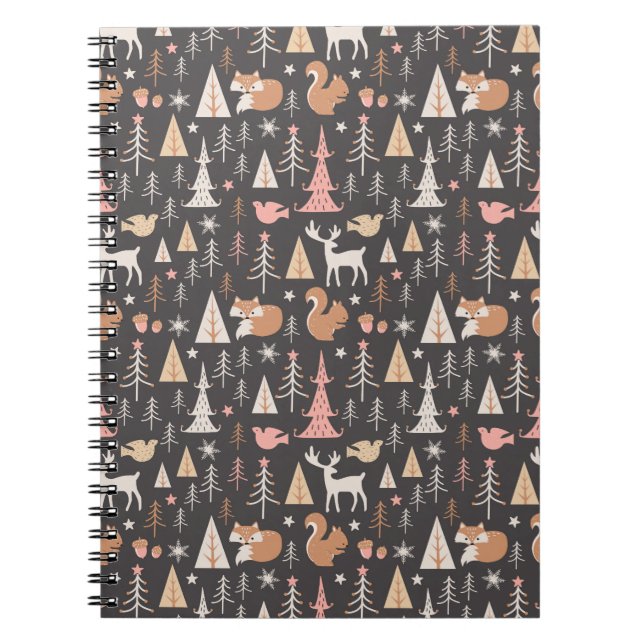 Whimsical Woodland Creature Notebook (Front)