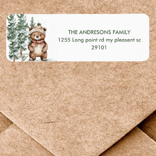 Whimsical Woodland Deer Birthday Green