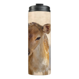 Whimsical Woodland Deer Photography Thermal Tumbler