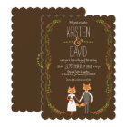Whimsical Woodland Foxes Wedding