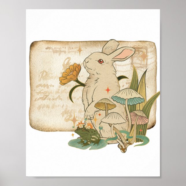 Whimsical Woodland Friends Poster (Front)