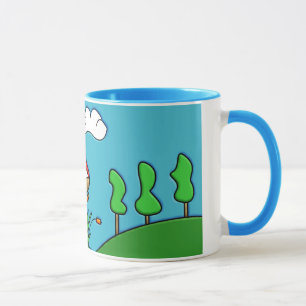 Whimsical Woodland Fungi Art Mug