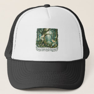 Whimsical Woodland Nature Décor Trucker Hat