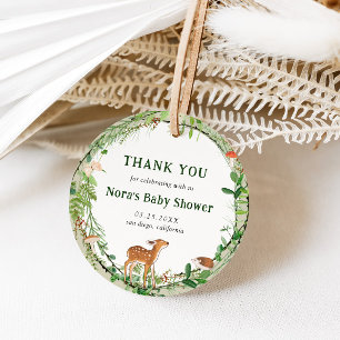 Whimsical Woodland Wreath Thank You  Favour Tags