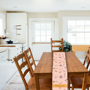 Whimsical Woodlands Fall Thanksgiving Customise Short Table Runner