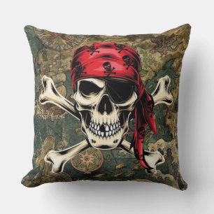 Whimsical World of Pirates Cushion