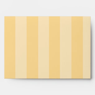 WHIMSICAL YELLOW STRIPE PATTERN ENVELOPE