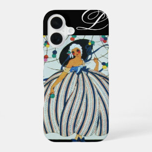 WHIMSICAL YOUNG GIRL MONOGRAM / Beauty Fashion iPhone 16 Case