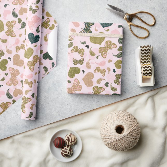 Whimsically Romantic Wrapping Paper (Crafts)