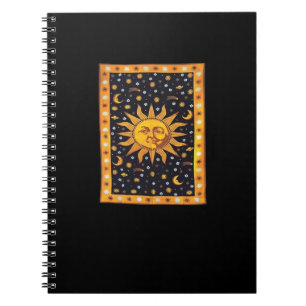 Whimsigoth 90s Sun And Moon Notebook