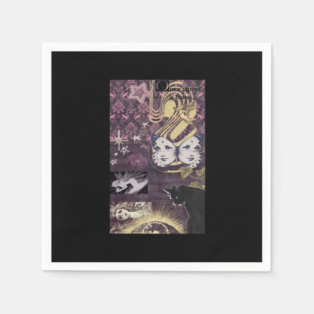 Whimsigoth Aesthetic Oversized Napkin (Front)